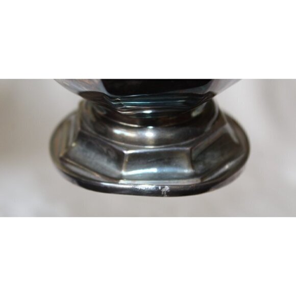 Antique Christofle France silver plated pitcher hot water wood handle art Deco - Picture 11 of 12